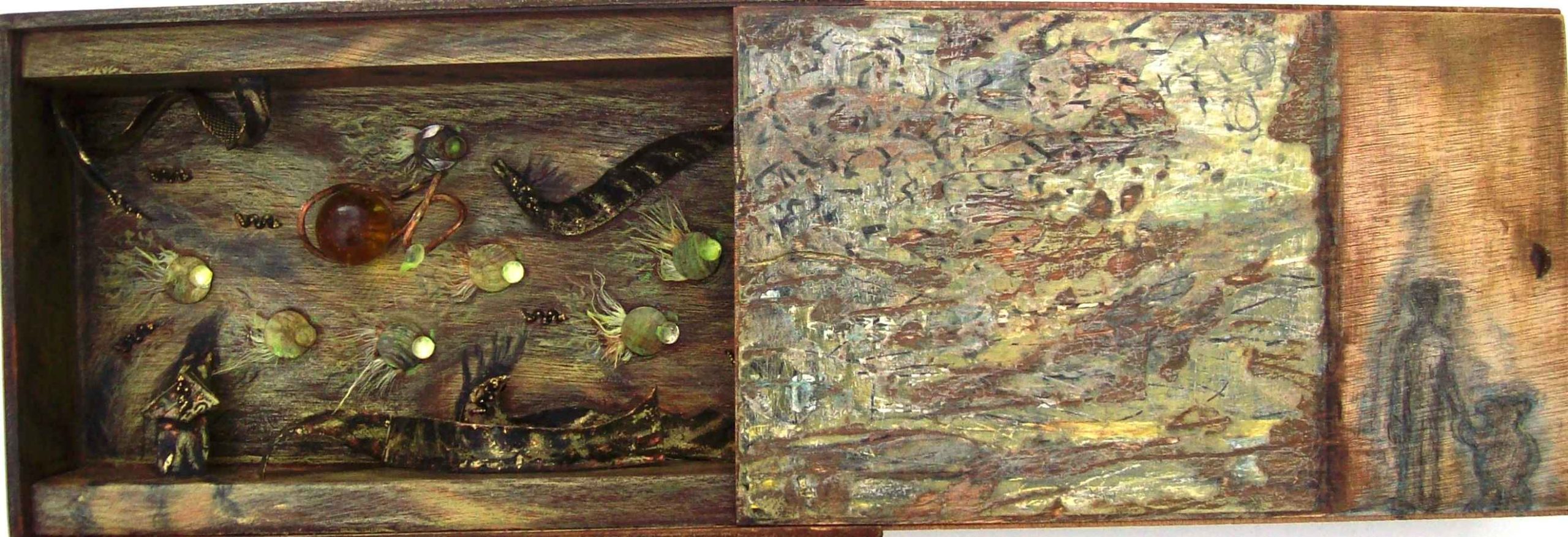 WP_Kids in the Box 7 Doors H 16,5 X L 48 X P 5 cm Boîte bois à glissière