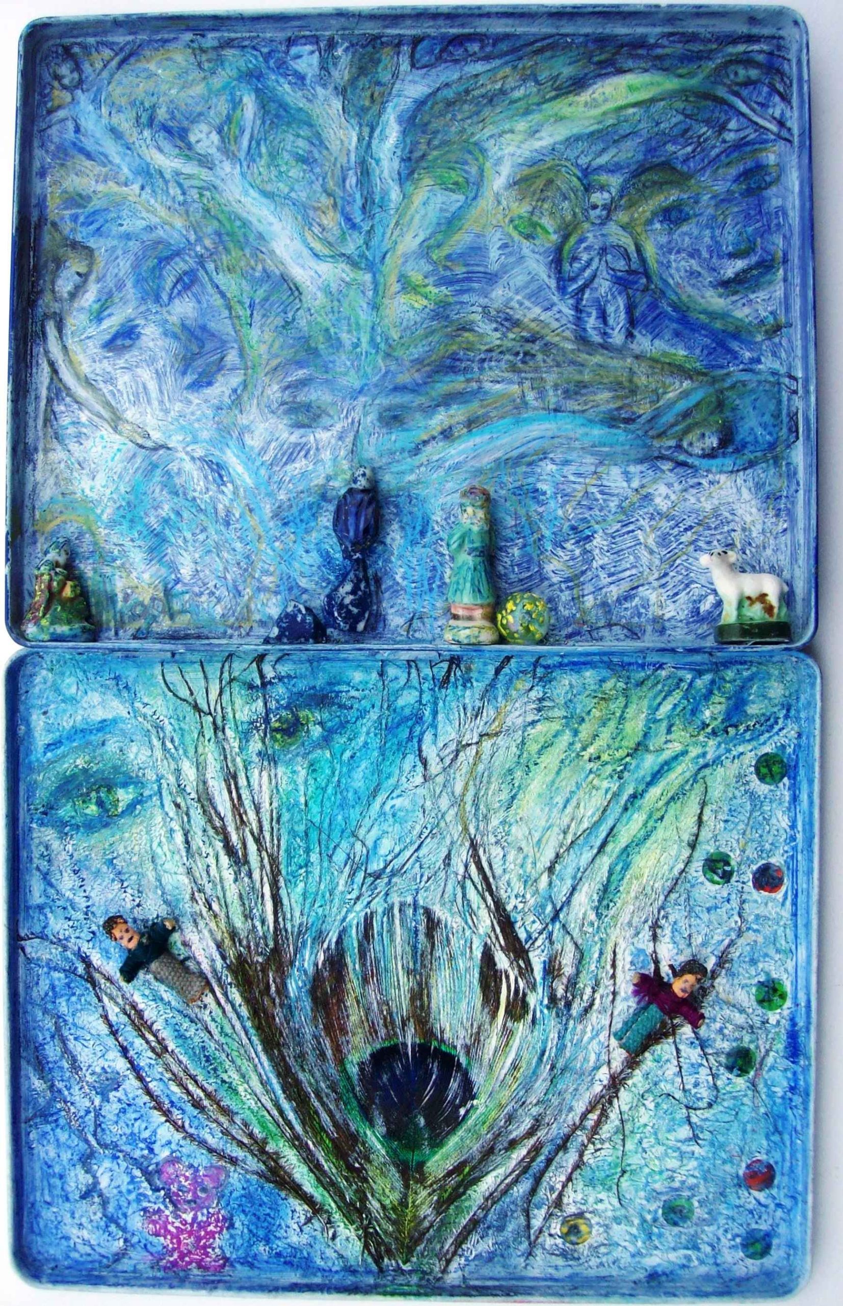 WP_Kids in the Box Nounours Teddy Bear 17 Lost in transition H 29,5 X L 18 X P 1 cm Boîte métallique